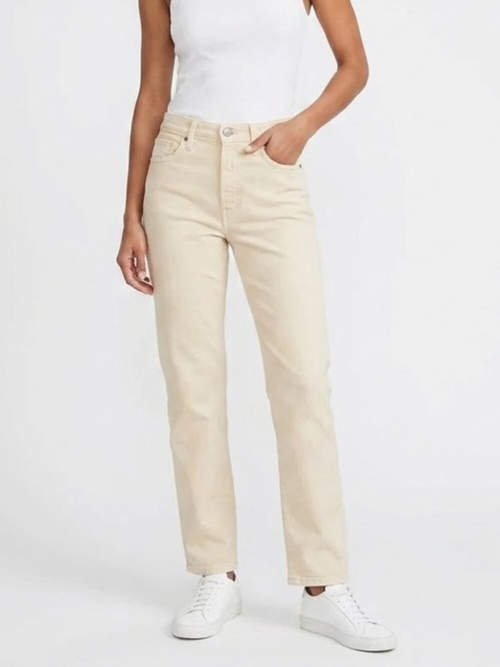 *3 FOR $9* Banana Republic Washwell Crop Light Wash High Rise Denim Jeans Pant